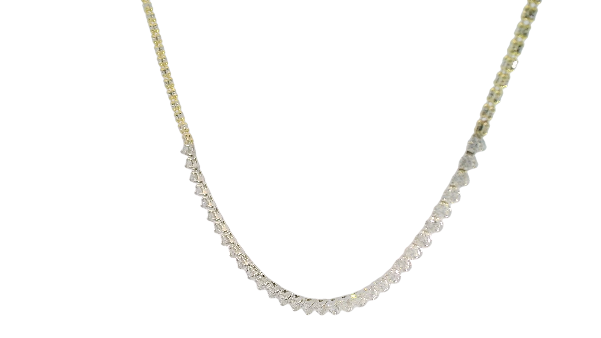 14kt Gold Diamond Tennis Necklace