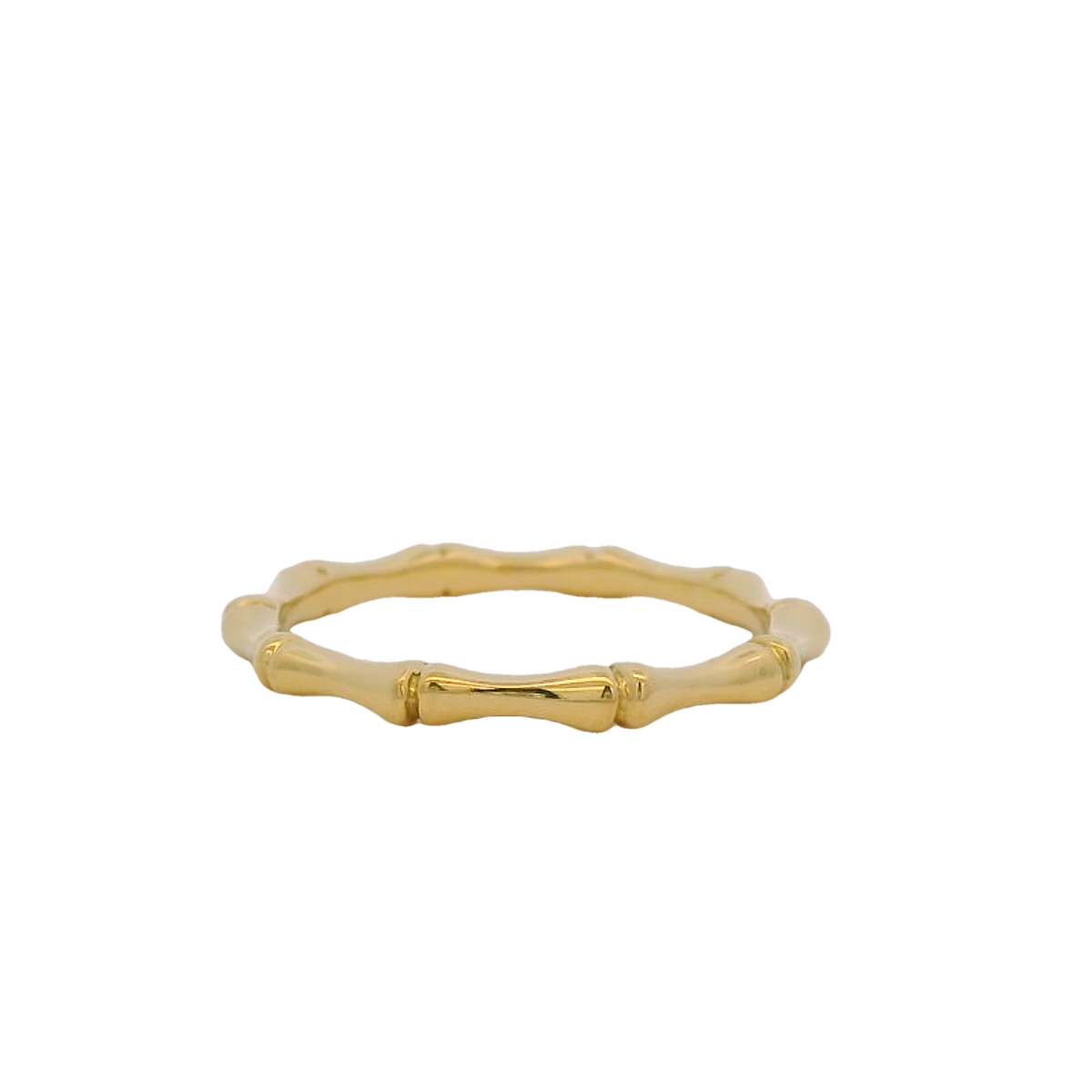 18kt Gold Bamboo Ring