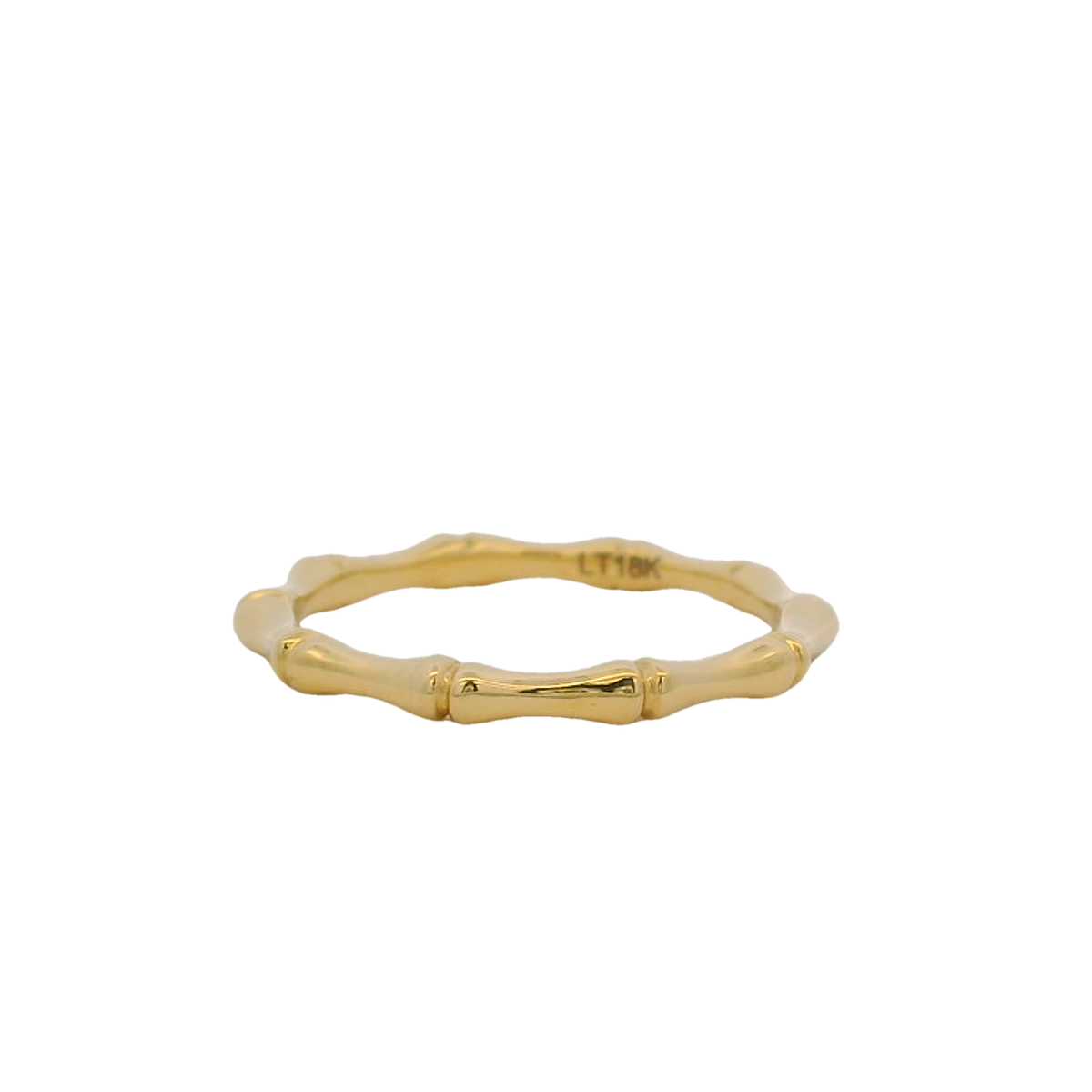 18kt Gold Bamboo Ring