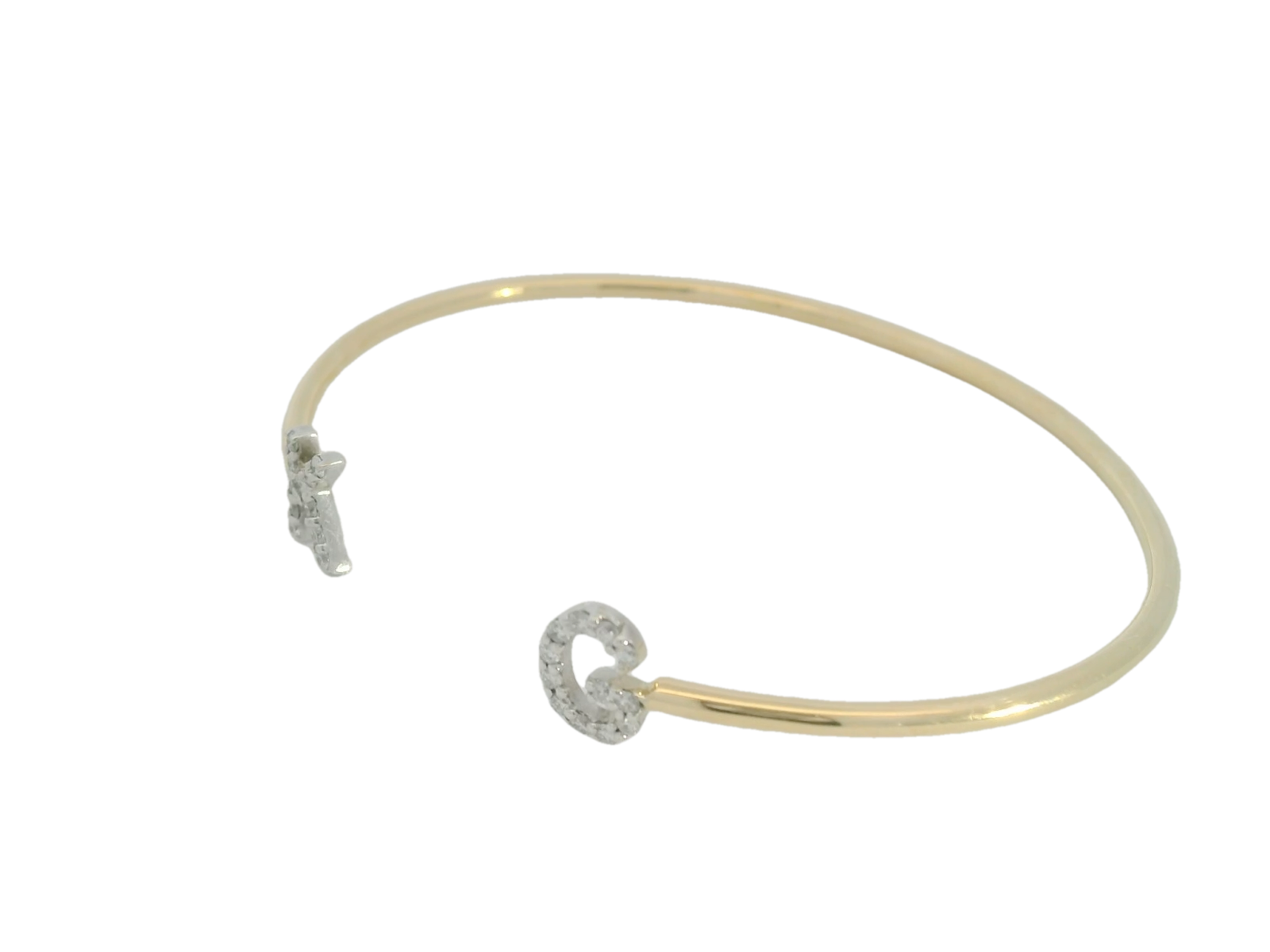 Diamond Initial Bracelet