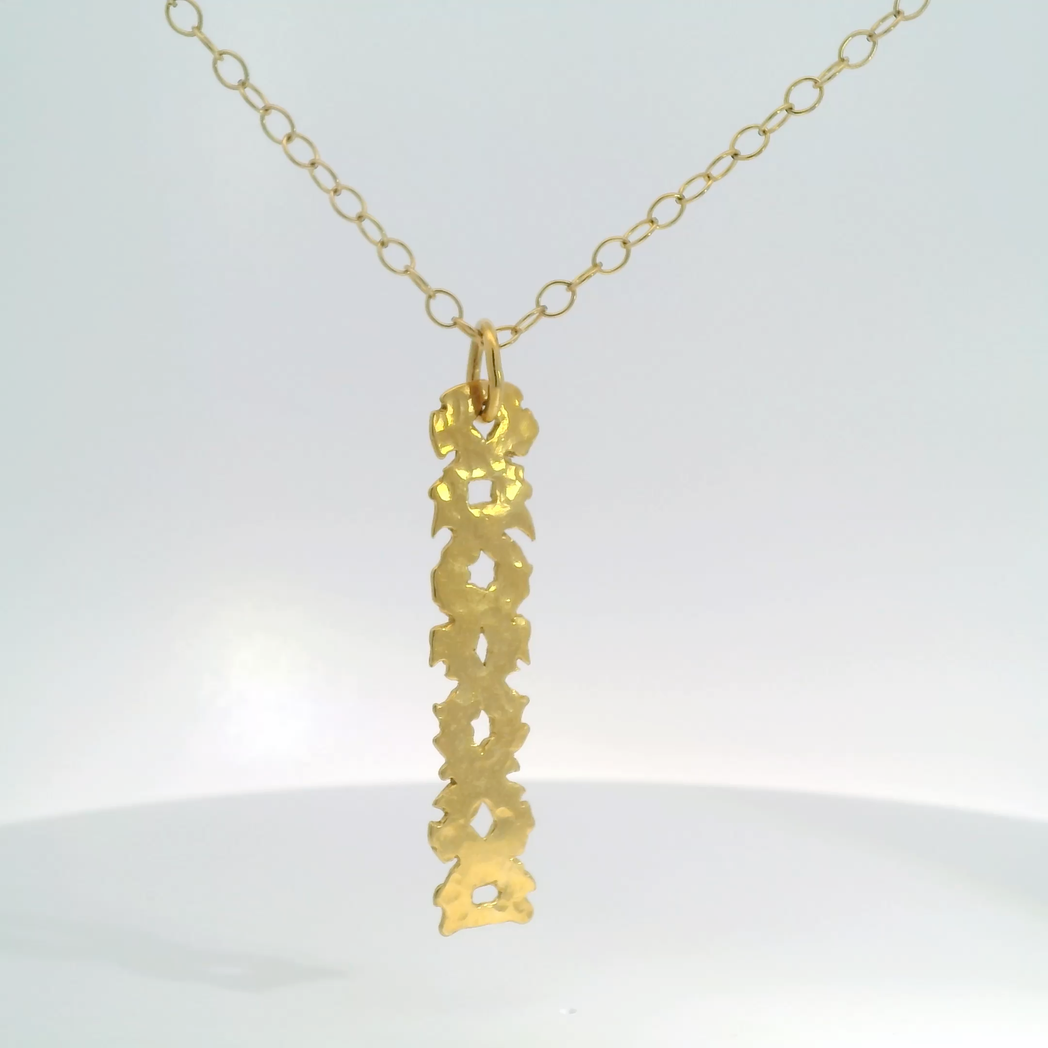 Klecks Column Necklace