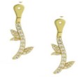 Tanya Farah 17mm Diamond Stem Earring Jackets (Approx. 0.50 CTW)