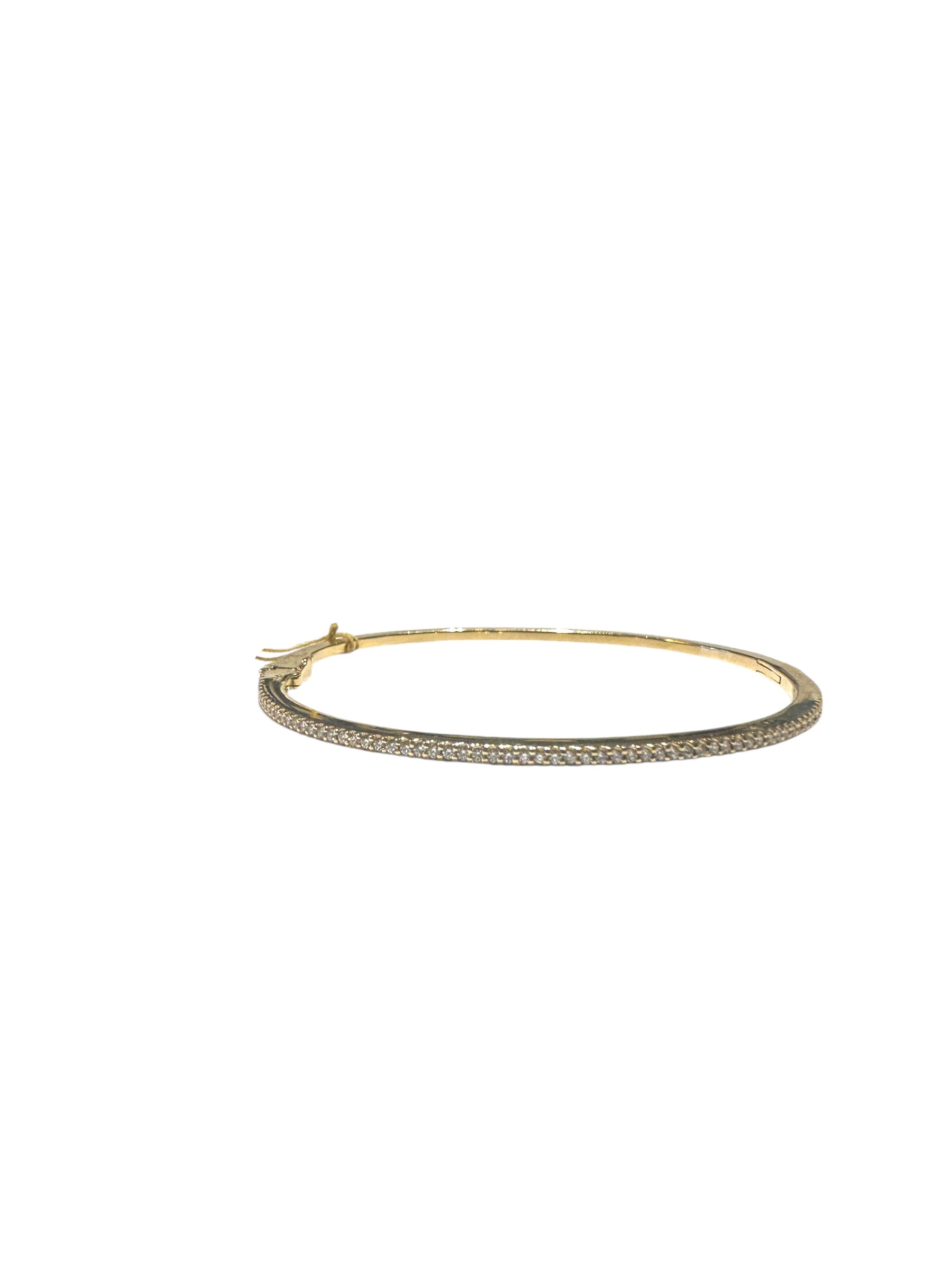 18kt Gold and Diamond Petite Bangle