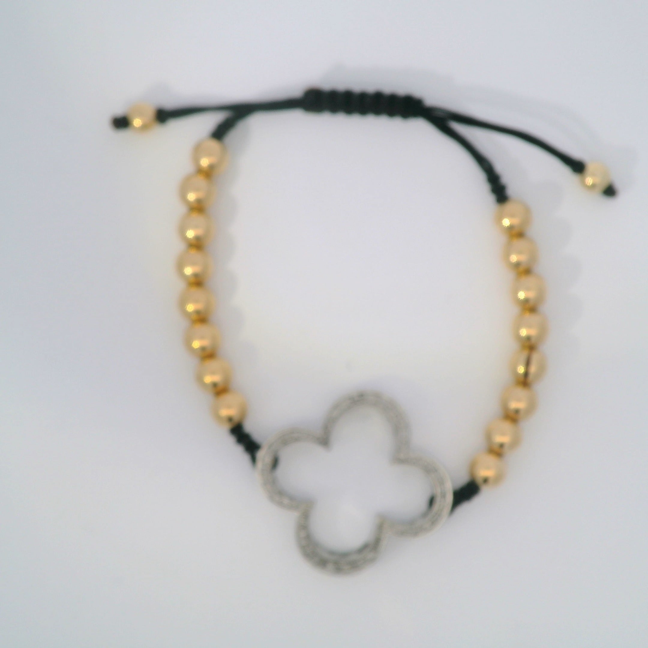 Sterling Silver Vermeil Adjustable Bracelet