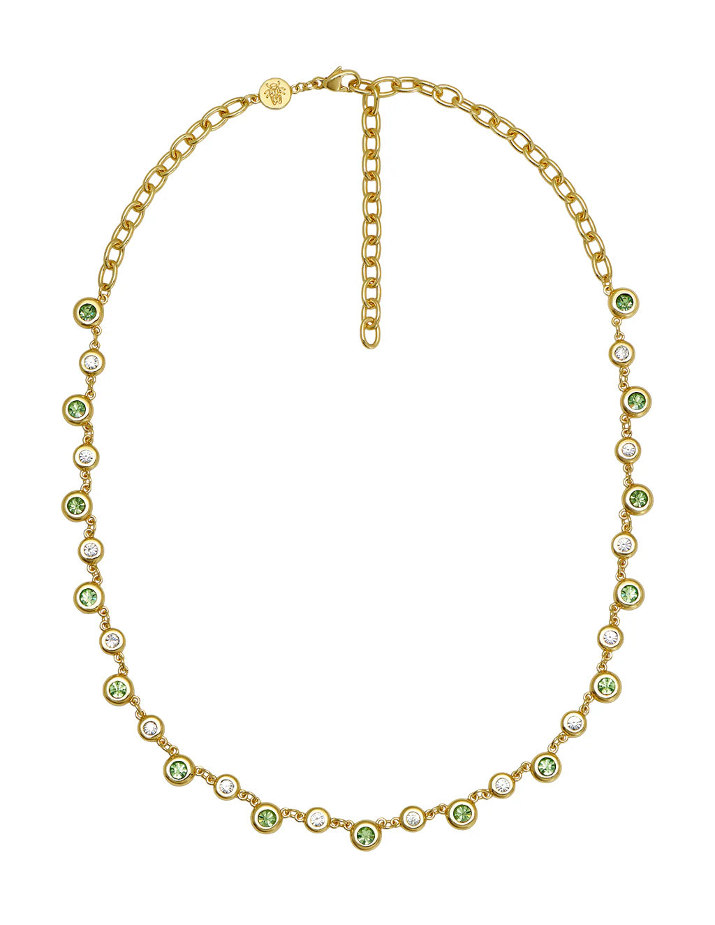 Goldbug August Birthstone Bezel Necklace