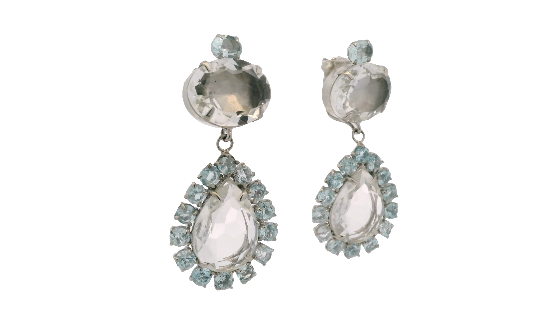 Julie Ryan Blue Quartz Earrings