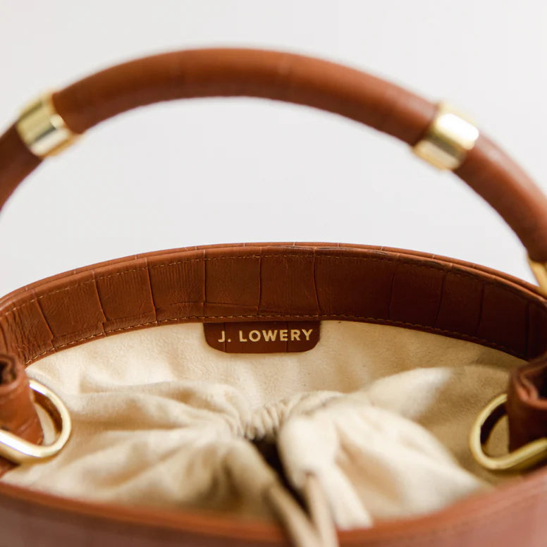 J. Lowery MAX MINI Cognac Croc