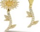 Tanya Farah 32mm Diamond Stem Earring Jackets (Approx. 1.75 CTW)