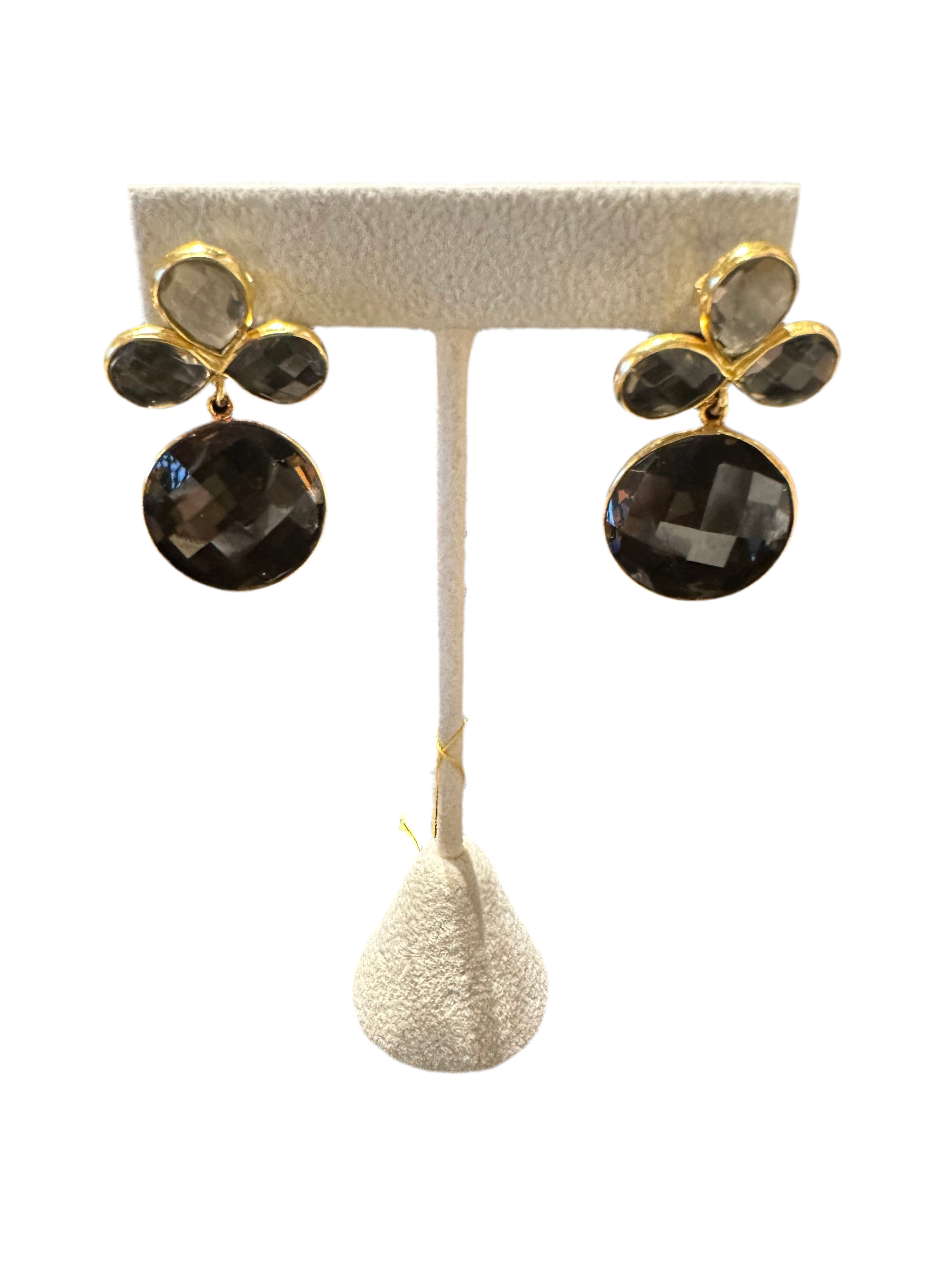 Julie Ryan Smokey Quartz Earrings