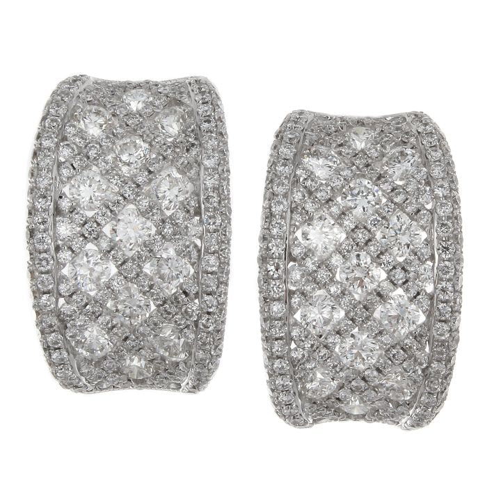 Gregg Ruth Diamond Cuff Earrings