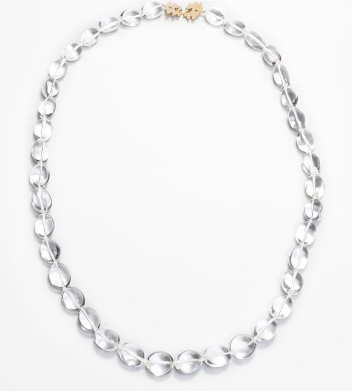 Klecks Clasp Rock Crystal Necklace