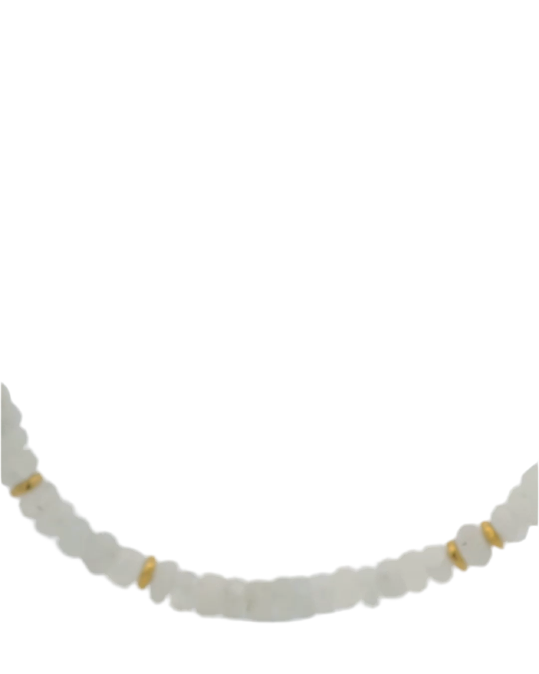 Moonstone and Gold Necklace