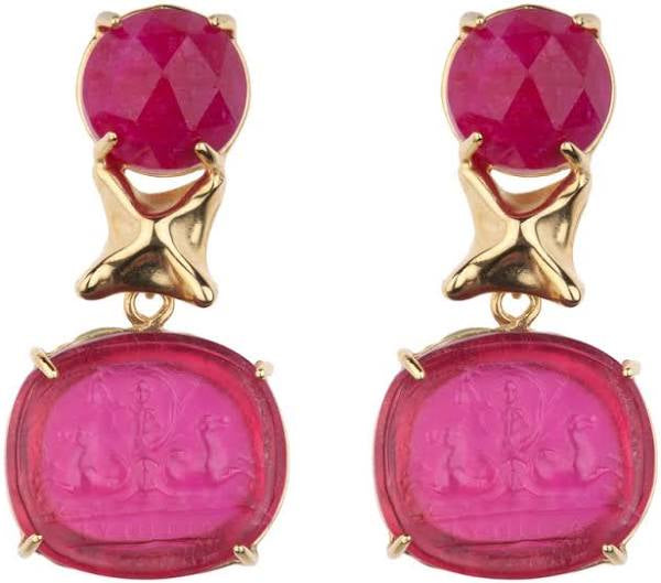 Triton Intaglio Earring