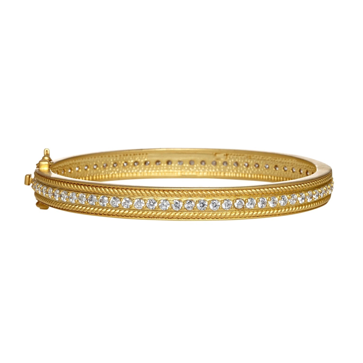 Freida Rothman Pavé Row Hinge Bangle