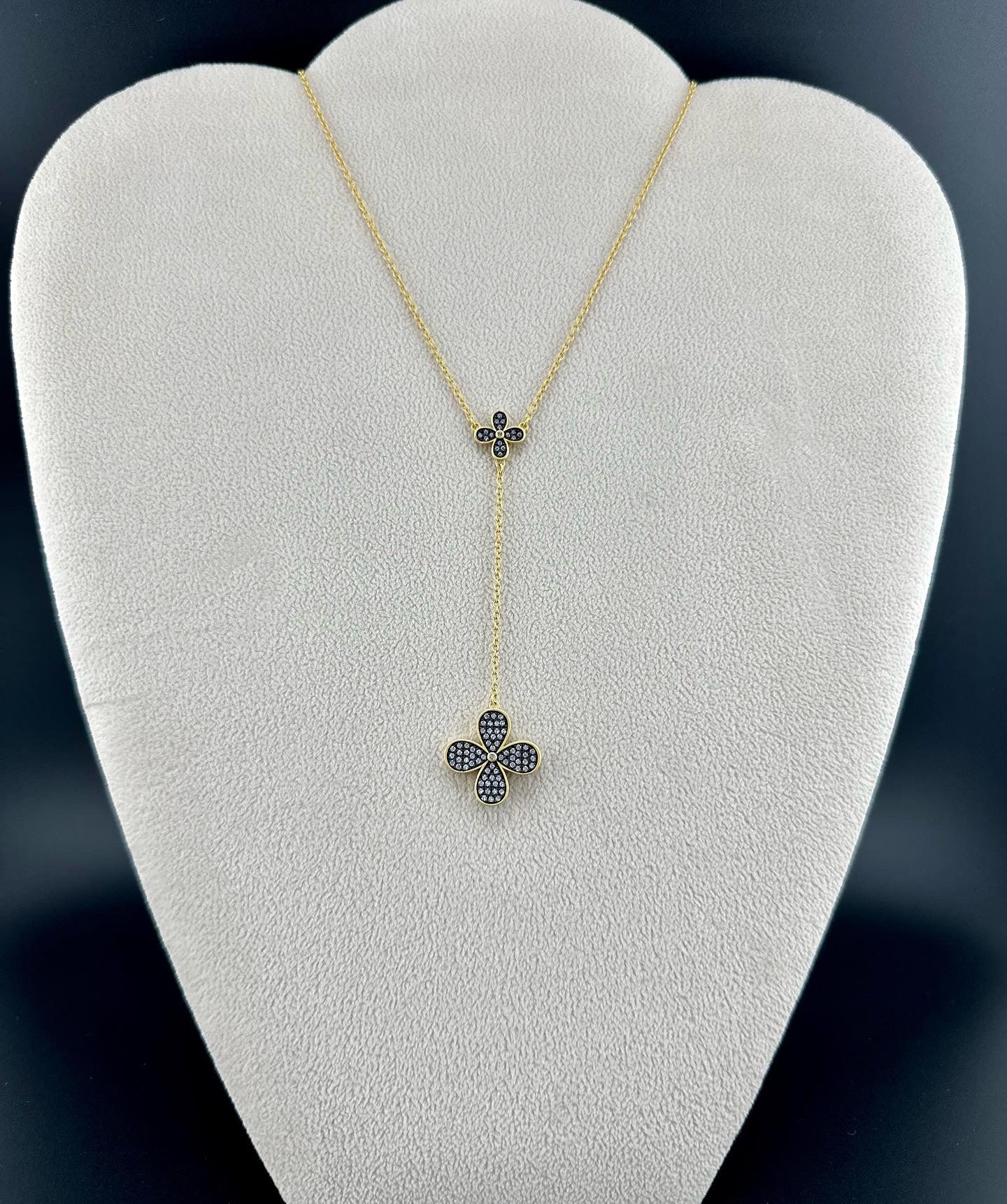 Freida Rothman Blossoming Brilliance Lariat Necklace