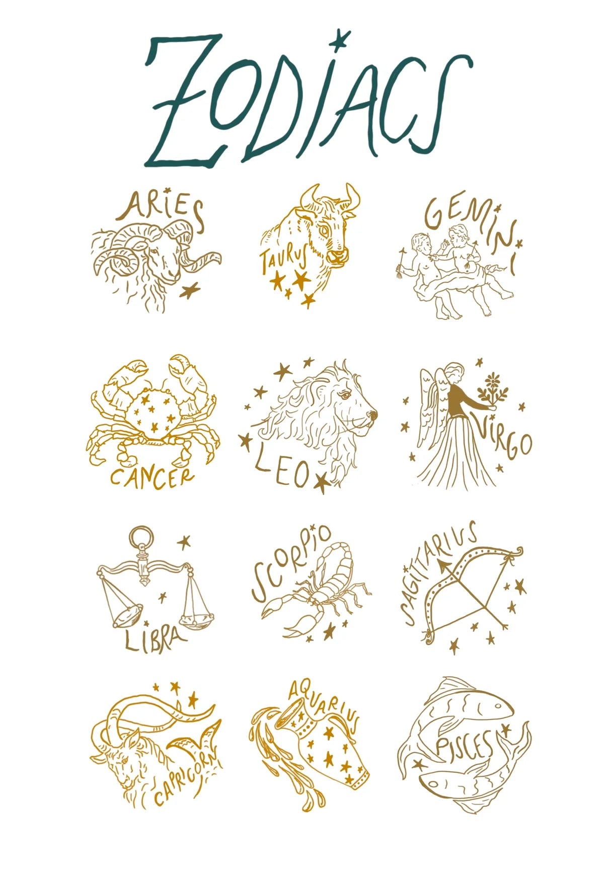 Goldbug March Birthstone Pendant