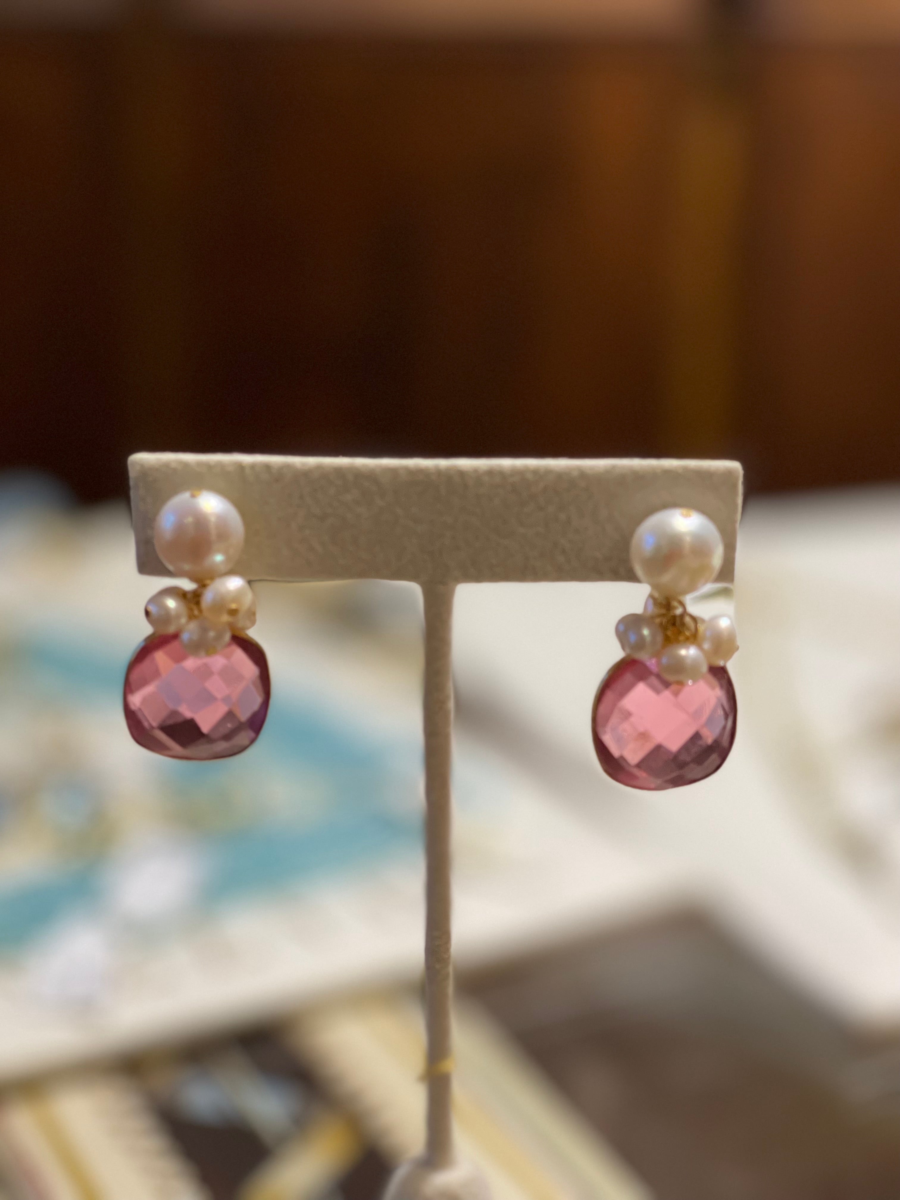 Julie Ryan - Pretty in Pink Earrings