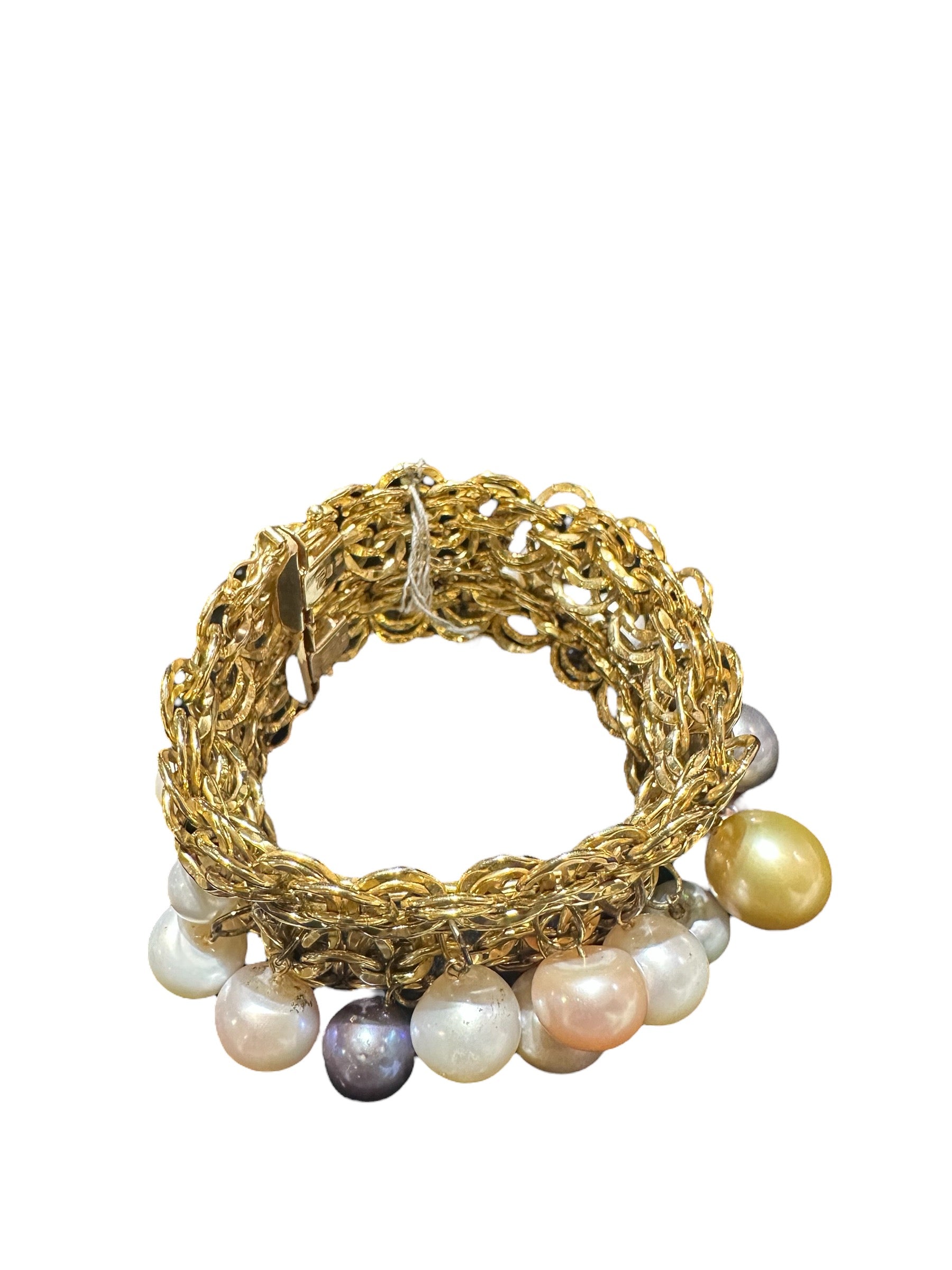 Multi-color Pearls Bracelet