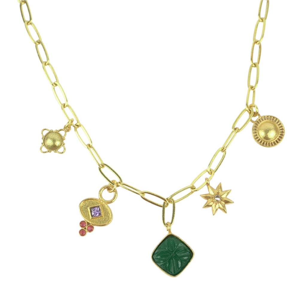 Wendy Perry Lyon Charm Necklace