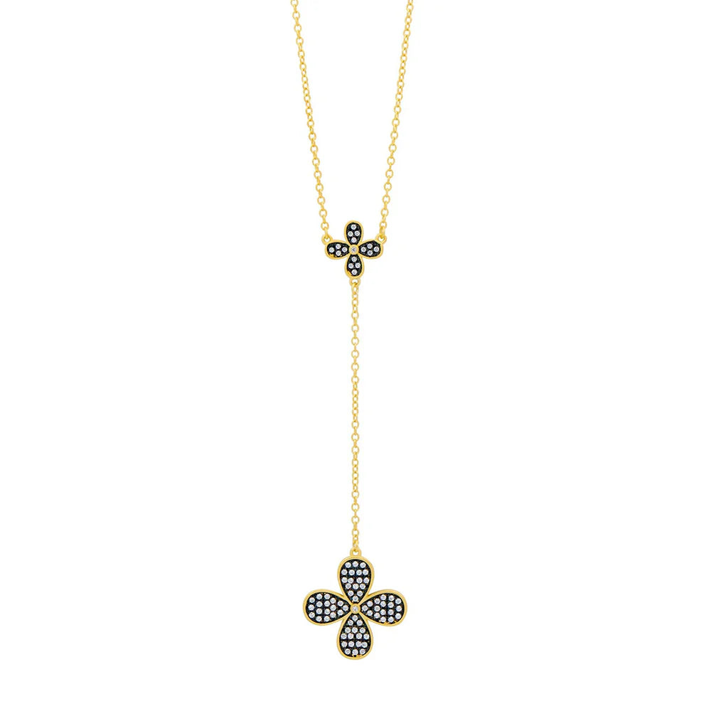 Freida Rothman Blossoming Brilliance Lariat Necklace