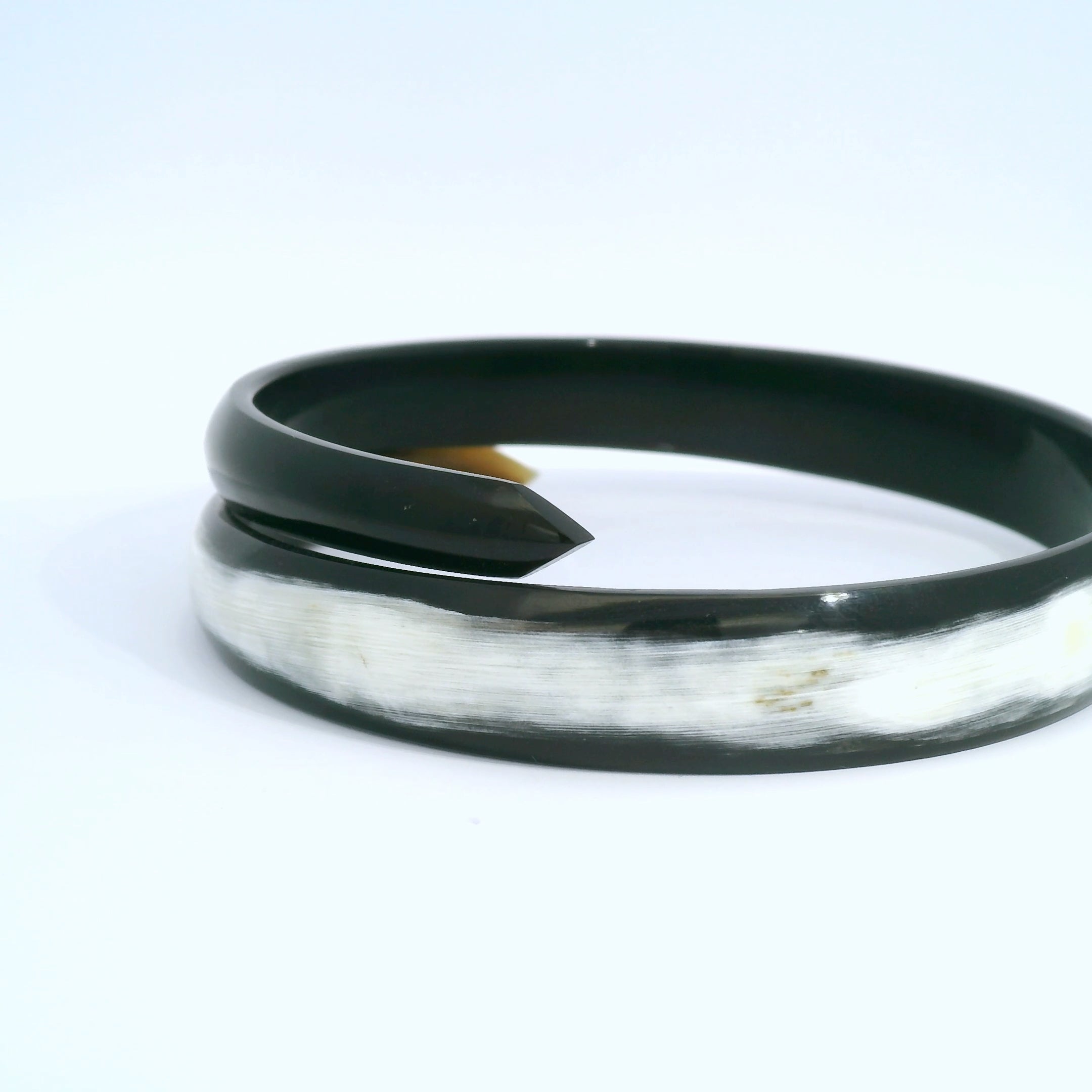 Black/White Bangle