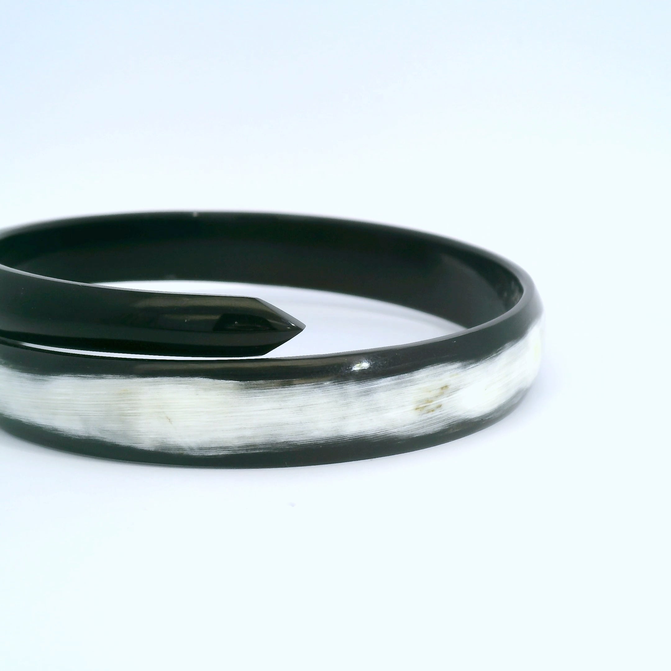 Black/White Bangle