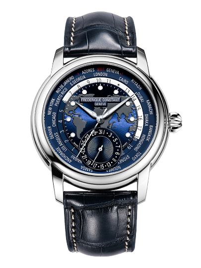 Frederique Constant Mens Classic Worldtimer