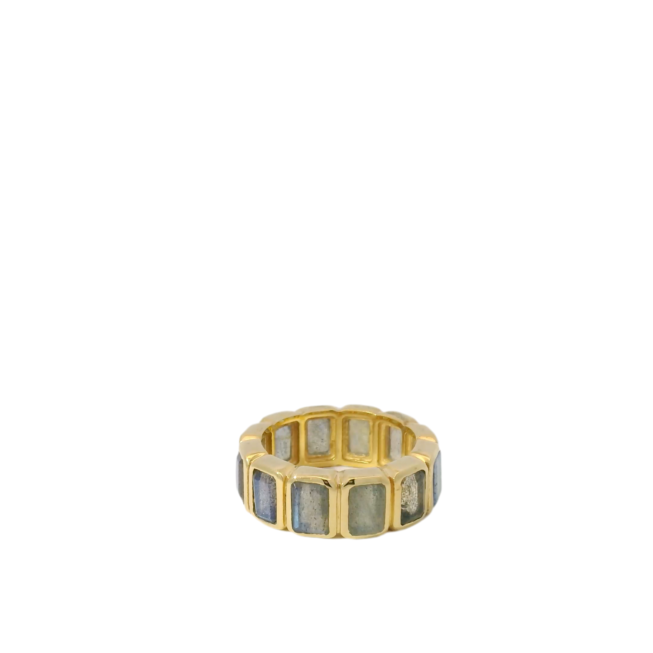 Astonishing Labradorite and Gold Ring