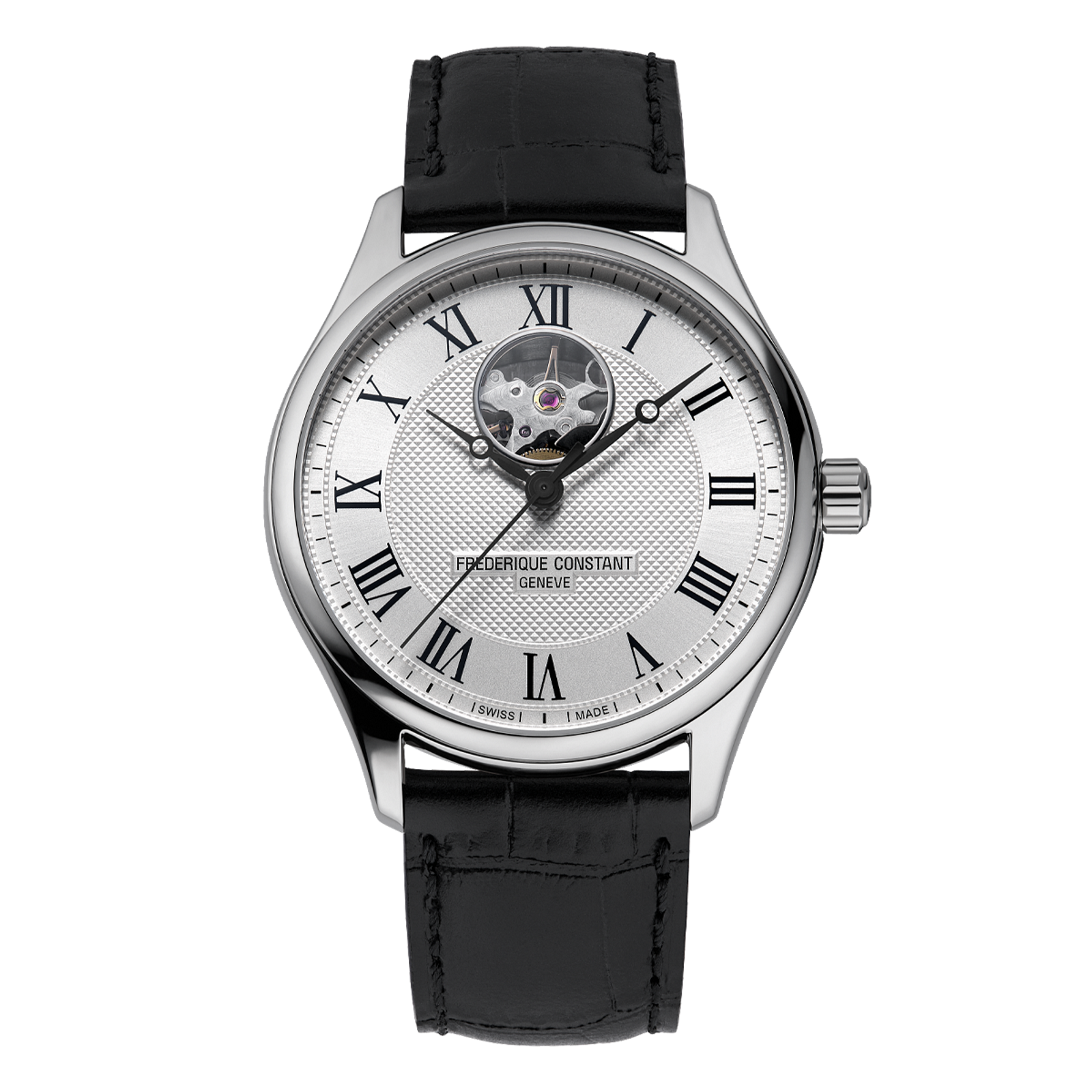 Frederique Constant Classics Heartbeat Automation with Black Leather Band