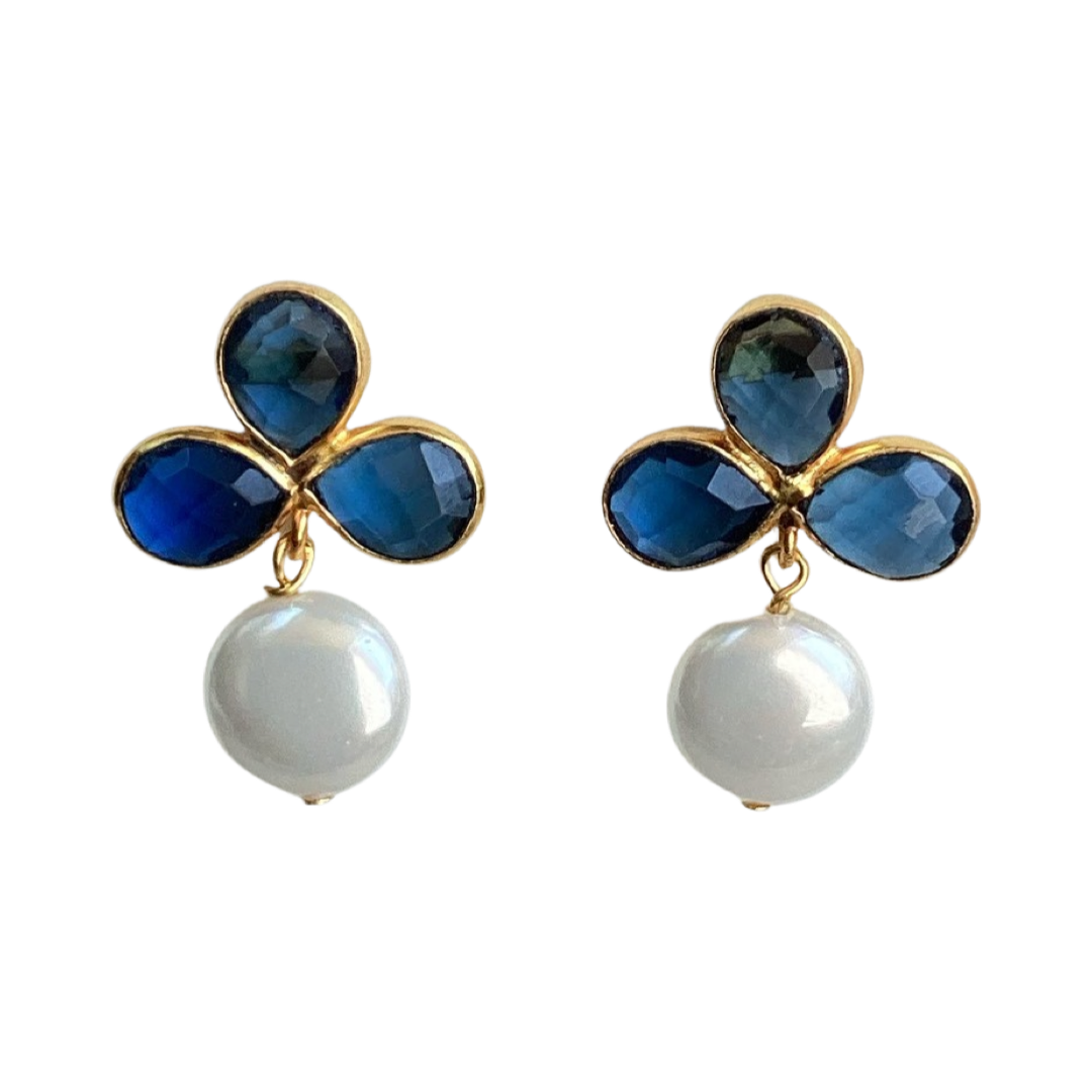 Julie Ryan London Blue Sapphire Earrings