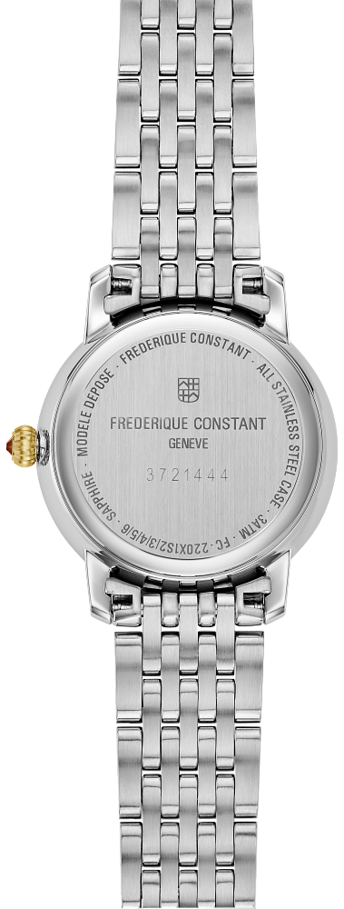 Frederique Constant Slimline Ladies Two Tone Watch