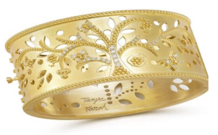 Tanya Farah Tree of LIfe Diamond Cuff