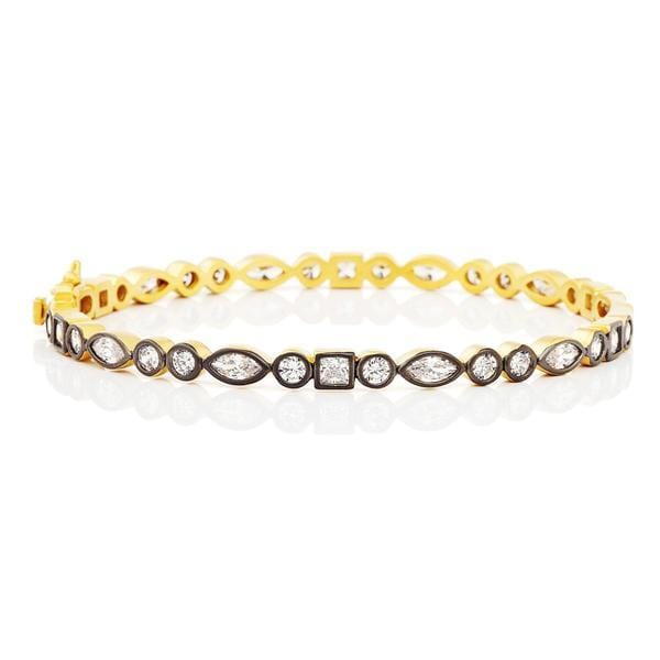 Freida Rothman Signature Mixed Shape Bangle